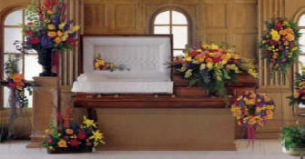 funeral home w-casket